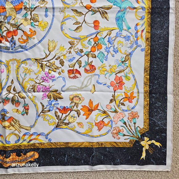 Hermès Silk Scarf Pierres d'Orient et d'Occident Scarf by Zoe Pauwels - Picture 6 of 16
